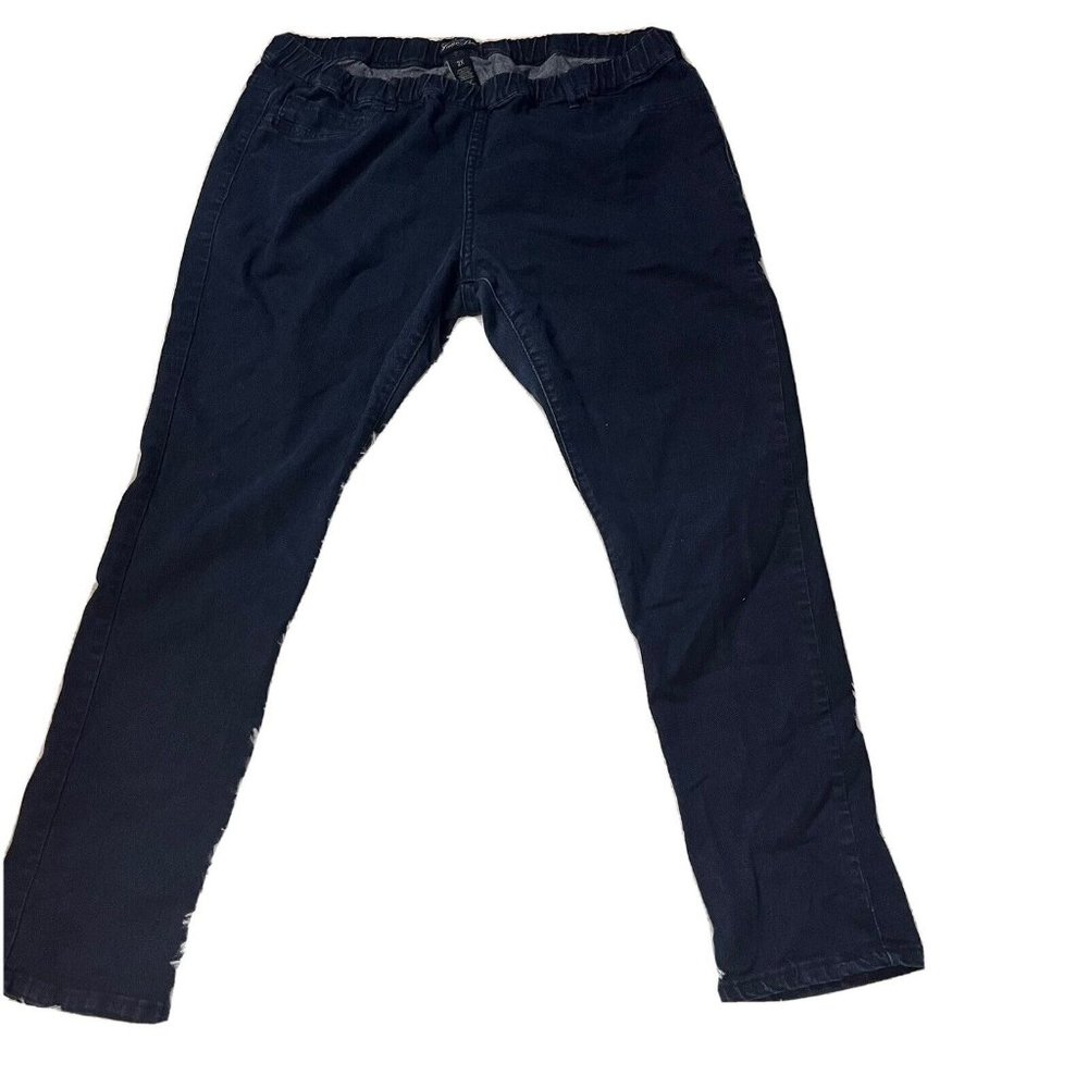 Jane Doe Women's Straight Leg Jeans Blue Jegging 2XL Stretch